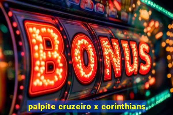 palpite cruzeiro x corinthians